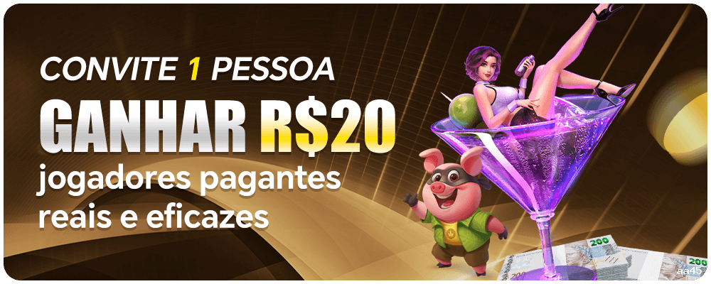 Ganhar e sacar na aa45